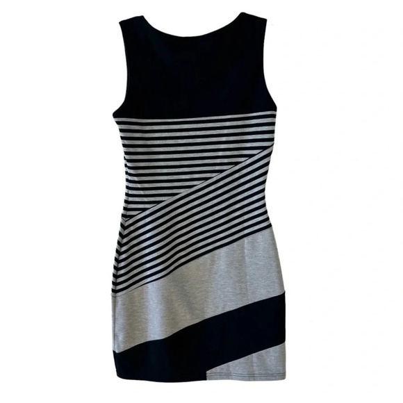 MM Couture by Miss Me Bodycon Dress Y2K Large black and grey - Picture 1 of 7
